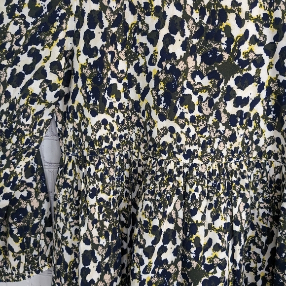 CREAMIE Gorgeous Dress! Girls' 8  Lined Animal Print Long-sleeved Party Dress - Picture 6 of 11